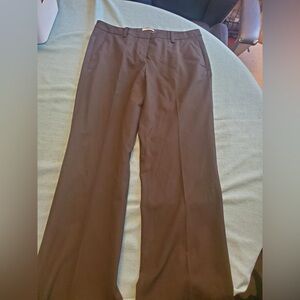Wide-leg Halogen "Taylor Fit" pleated pants -  SIZE 8